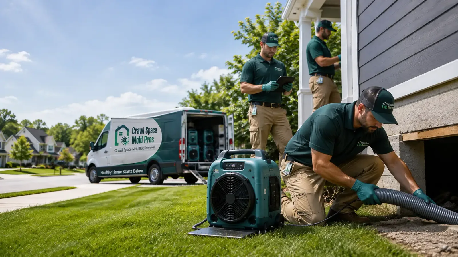 Crawl Space Mold Removal in Olympia Fields, IL
